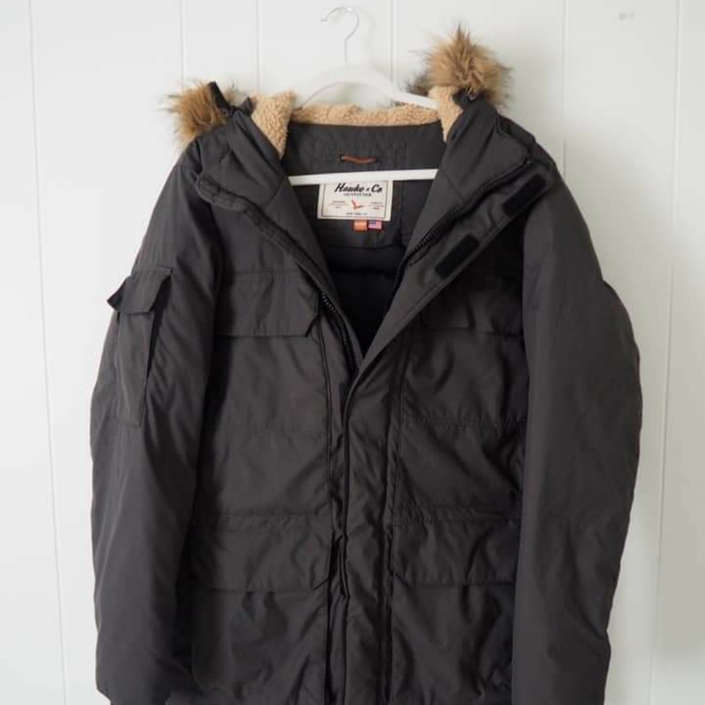 Hawke & Co Parka with faux fur trim